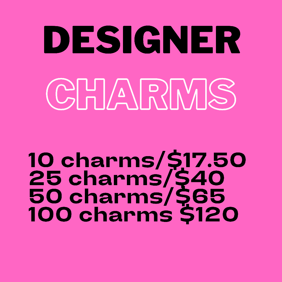 20 pcs Assortment of Designer Charms